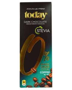Today STEVIA No Added Sugar Dark Chocolate with Coffee 60g