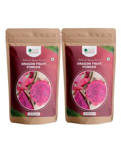 Dragon Fruit Powder Pink Pitaya Powder For Baking & Drinks Rich in Antioxidants Ideal for Smoothies Baking and Health Drinks 2X200gm