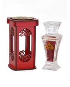 ZARCHIN Super Negin Saffron 1gm Wooden Gift Box (Red)