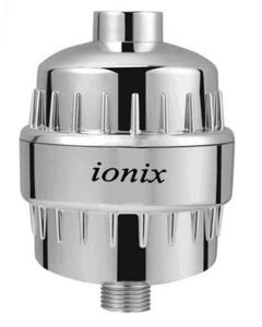 IONIX Water Softener Warranty 1 Year Hard Water Softener for Tap and Shower Heads Water Softener for Bathroom 15 Stage Hard Water Softener with Easy SelfInstallation Chrome Pack of 1