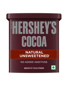 Hershey's Natural Unsweetened Medium Fat Cocoa Powder, 225g