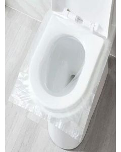 Zabb Travel Disposable Toilet Seat Cover Antibacterial Waterproof Portable (pack of 50)