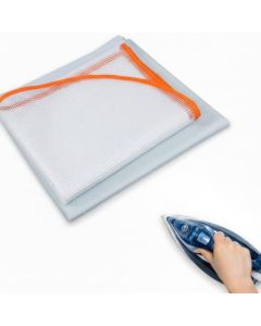 HunnmingRe 2 Types Pressing Cloth for Ironing Cotton Fabric and Nylon Mesh Ironing Cloth 2 Types of Different Fabric Pressing Cloths for Clothes Protect