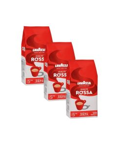 Lavazza Qualita Rossa Espresso Whole Coffee Beans 1kg Pack of 3
