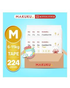 Comfort Fit Tape Diapers Size 3 6-11kg 4-6 months