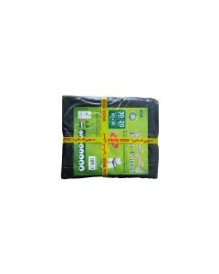 Eco Care Black Garbage Bag Sheet, 20s, 30 Gallon - 60x90x3