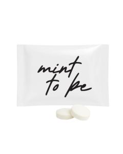 SIMPLY Peppermint Mint to Be Individually Wrapped Breath Mints in Bulk 50 Packets 2 per Packet Wedding Bridal Shower Bachelorette Party Favors