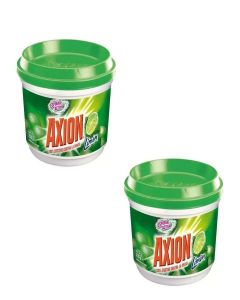 AXIONN Dish-wash Paste LIME 235g The Real Grease-Catcher LAVAPLATOS El Verdadero Arrancagrasa LIMON - 2 PACK