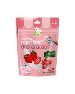 Little Fingers Freeze-Dried Strawberry Yogurt Melts, 15g / Healthy Baby & Toddler Snack / 10+ Months