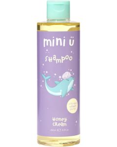 Honey Cream Shampoo For Children Yellow, Kids Baby Hair Wash, Suitable From Newborn, 93% Naturally Derived Ingredients, Vegan & Cruelty Free, Made In UK, Gluten Soy Dairy Free, No Microplastics