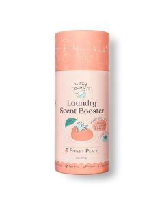 Lazy Coconuts Sweet Peach Laundry Beads Eco Friendly Plastic Free Minimal Natural Ingredients Dye Free Laundry Scent Boosters Zero Waste Recyclable Package Carbon Negative