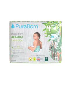 Organic Diapers Size-4 7-12kg Single Pack Tropic Print