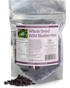 Whole Dried Wild Blueberries Unsweetened by My Berry 4oz 100 Wild Blueberries No Added Sugar Oils Or Preservatives Canadian Grown Not Cultivated WomanOwned Small Business
