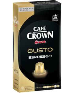 Nespresso Compatible Aluminium Coffee Capsules - Ülker Gusto Espresso 10 Capsules (52g)