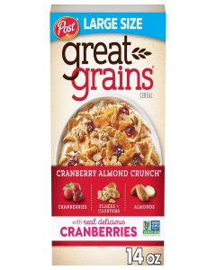 Great Grains Post Cranberry Almond Crunch Cereal 396 g