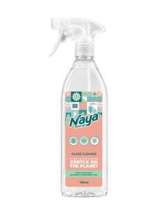 Naya Naturals Streak-Free Glass Cleaner, Natural Lemongrass, Ammonia-Free, 98% Natural Origin, 750ml
