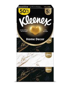 Home Decor Facial Tissue - Pack of 5 Boxes, 170 Sheets x 2 Ply