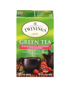 Twining Tea Green Pomegranate Raspberry Strawberry 20 ct