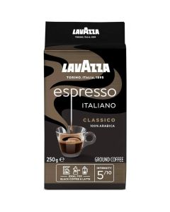 Lavazza Classico Espresso Italiano Ground Coffee With Intensity 5/10- 250gms