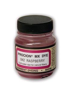 Jacquard Procion MX Tie Dye Powder Cold Water Fiber Reactive Dye for Fabric and Clothing Permanent and Washfast Made in USA Raspberry 23 Ounce Jar