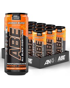 Applied Nutrition ABE Energy + Performance Drink Orange Burst Zero Sugar 330ml Pack of 24