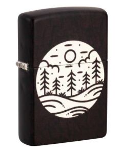 Zippo Moonlit Field Design 540 Color Glow in the Dark Pocket Lighter