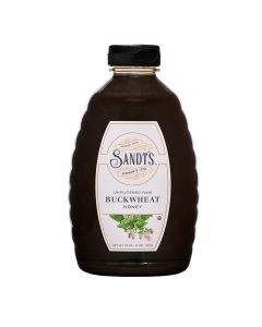 Sandts Buckwheat Honey Unfiltered Raw Honey NonGMO Genuine Pure Honey 2 lbs
