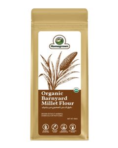 Homegrown Organic Samwa Atta (Barnyard Millet Flour), 500g – Gluten-Free, Stone-Ground, Unpolished / High Fiber Healthy Flour