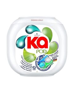 KA 4 in 1 PODS, 99.9% Anti-Bacterial Laundry Detergent, 48 Capsules, German Formulated Laundry Pods, Washing Liquid Capsules, Original Scent