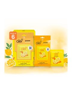 Aer Power Pocket Bright Tangy Delight Bathroom Fragrance, Pack of 6