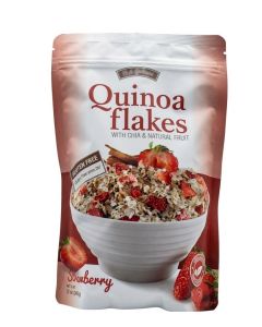 O.A. Quinoa Flakes - Strawberry 340g