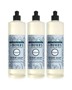 MRS MEYERS CLEAN DAY Liquid Dish Soap Biodegradable Formula Limited Edition Snowdrop 16 Fl Oz Pack of 3