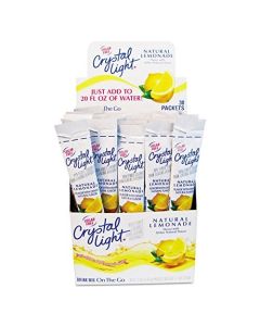 Crystal Light Products Crystal LightFlavored Drink Mix Lemonade 30 017 oz Packets beverage PACK OF 1