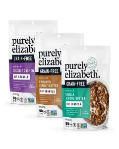 Purley Elizabeth Keto Granola Best Sellers Variety Pack, Made with Nuts and Seeds, Grain-Free, Gluten-Free, Non-GMO (3ct, 8oz Bags)