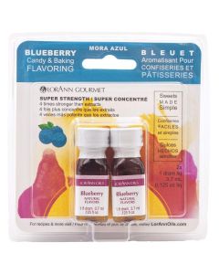 LorAnn Blueberry SS with natural flavors 1 dram bottle 0125 fl oz 37ml 1 teaspoon Twin pack blistered