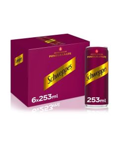 Schweppes Premium Sparkling Pomegranate Drink Pack (6 x 253ml)