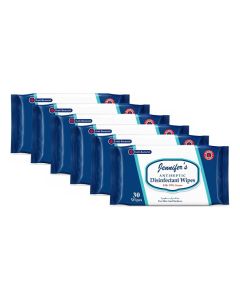 Jennifer's Antiseptic Disinfectant Wipes, 6 X 30S