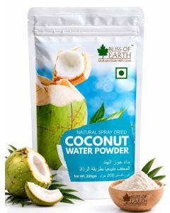 Bliss of Earth Coconut Water Powder Natural Spray Dried Instant Drink Mix Healthy Beverage 100GM