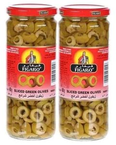 Figaro Sliced Green Olives Twin Pack - 460g