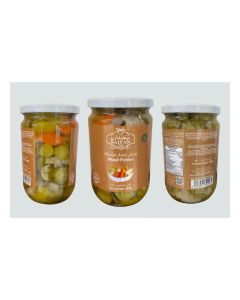 SAIFAN pickled mixed vegetables 600 Grs / Lebanon