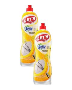 Dishwashing Liquid Lemon 900ml, Pack of 2