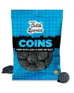Gustafs Salted Dutch Licorice Coins 52oz Bag Salted Black Licorice Coins Dutch Candy from Netherlands Salty Black Liquorice Treats
