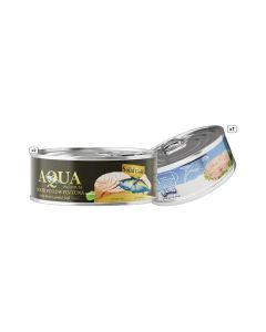 Aqua Premium Tuna Variety Pack – Solid Gold Yellowfin Tuna 185g + Chunk Light Meat Tuna 140g – Pack of 2