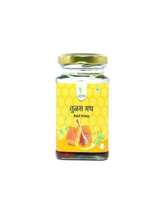 Saguna Baug Natural Basil Nectar Raw Honey - 250gm / Unprocessed, Unpasteurized, No Artificial Sugar or Colour Adulteration