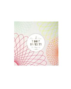 Toot Sweet Neon Spiro Small Napkin