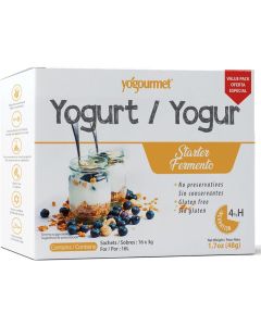 Yogourmet Yogurt Starter - 16 Pack of 3g Sachets for Homemade Yogurt