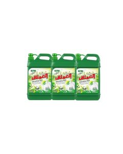Al Emlaq Dishwashing Liquid Ultra Green Apple With Double Force - Pack of 3 x 1800ml