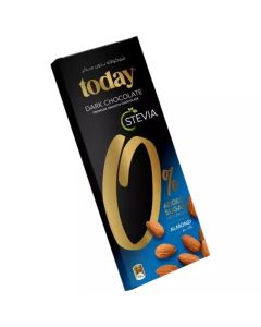 Today Stevia Dark Chocolate with Almonds- 65gms