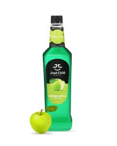 Green Apple Fruit Syrup 1 Litre – Premium Green Apple Syrup for Mocktails & Beverages