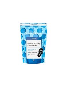 Flourish Protein Pancake Waffle Mix Whey Protein Isolate Flax Seed NonGMO No Added Sugar Superfood High Protein Fiber Just Add Water Vanilla 16oz